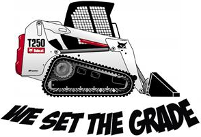 We Set The Grade bobcat logo